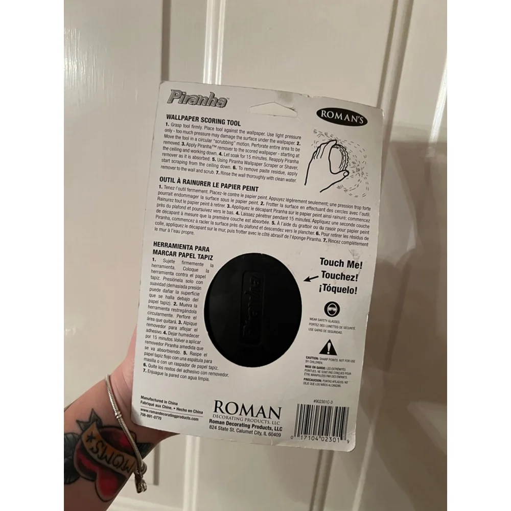 Roman's Wallpaper Scoring Tool One Size Blue Black new in box